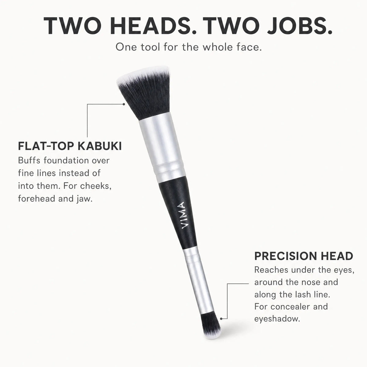 2-in-1 Cruelty-Free Brush