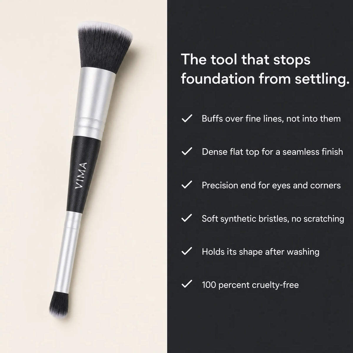 2-in-1 Cruelty-Free Brush
